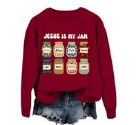 Jesus Is My Jam Sweatshirt Jesus Is My Jam And I'm Here To Spread It Shirt, bordeaux, M
