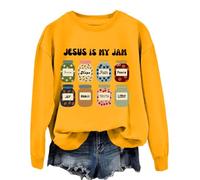 Jesus Is My Jam Sweatshirt Jesus Is My Jam And I'm Here To Spread It Shirt, jaune, 3XL
