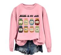 Jesus Is My Jam Sweatshirt Jesus Is My Jam And I'm Here To Spread It Shirt, rose, 3XL