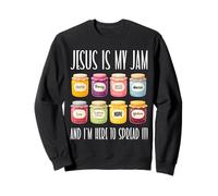 Jesus is My Jam Verse de la Bible chrétienne Dieu Foi chrétienne Sweatshirt