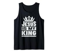 Jesus is My King - Bold Faith and Strength Design Débardeur