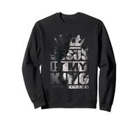 Jesus is My King - Bold Faith and Strength Design Sweatshirt
