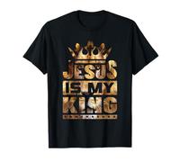 Jesus is My King - Bold Faith and Strength Design T-Shirt