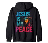 Jesus is My Peace Religieux Dire La Foi Chrétienne Sweat à Capuche