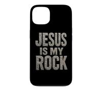 Jesus is My Rock - Christian Faith Gospel Inspiration Coque pour iPhone 13