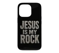 Jesus is My Rock - Christian Faith Gospel Inspiration Coque pour iPhone 13 Pro