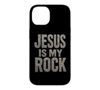 Jesus is My Rock - Christian Faith Gospel Inspiration Coque pour iPhone 14