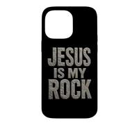 Jesus is My Rock - Christian Faith Gospel Inspiration Coque pour iPhone 14 Pro Max