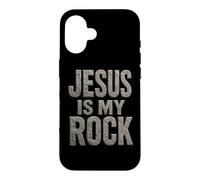Jesus is My Rock - Christian Faith Gospel Inspiration Coque pour iPhone 16