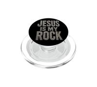 Jesus is My Rock - Christian Faith Gospel Inspiration PopSockets PopGrip pour MagSafe