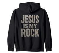 Jesus is My Rock - Christian Faith Gospel Inspiration Sweat à Capuche