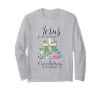 Jesus is My Savior Crochet Therapy Crochet Craft Maker Manche Longue
