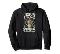 Jesus is My Savior Gardening is My Therapy Église Sweat à Capuche