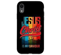 Jesus is My Savior King Christian Verse for Men Women Coque pour iPhone XR