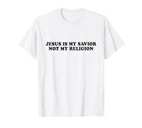 Jesus Is My Savior Not My Religion Shirt Faith Christian T-Shirt