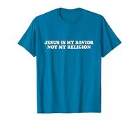 Jesus Is My Savior Not My Religion Shirt Faith Christian T-Shirt