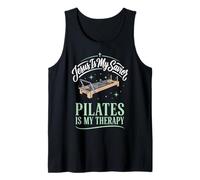 Jesus is My Savior Pilates is My Therapy Débardeur