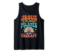 Jesus is My Savior Pilates is My Therapy Débardeur