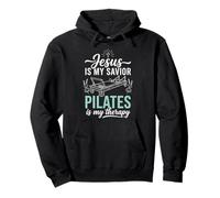Jesus is My Savior Pilates is My Therapy Sweat à Capuche