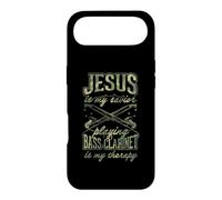 Jesus is My Savior Playing Bass Clarinette is My Therapy Coque pour iPhone Air