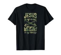 Jesus is My Savior Playing Bass Clarinette is My Therapy T-Shirt