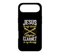 Jesus is My Savior Playing Clarinette is My Therapy Coque pour iPhone Air