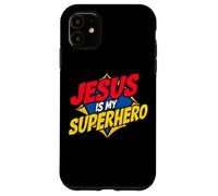 Jesus is My Superhero Christian God Religieux Comics Kids Boy Coque pour iPhone 11