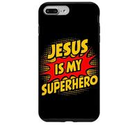 Jesus is My Superhero Christian God Religieux Comics Kids Boy Coque pour iPhone 7 Plus/8 Plus