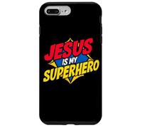 Jesus is My Superhero Christian God Religieux Comics Kids Boy Coque pour iPhone 7 Plus/8 Plus
