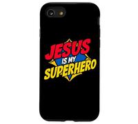 Jesus is My Superhero Christian God Religieux Comics Kids Boy Coque pour iPhone SE (2020) / 7/8