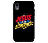Jesus is My Superhero Christian God Religieux Comics Kids Boy Coque pour iPhone XR