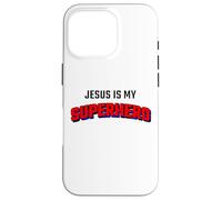 Jesus is My Superhero - Kids & Adult Christian Faith Comic Coque pour iPhone 16 Pro