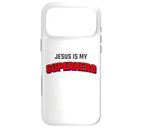 Jesus is My Superhero - Kids & Adult Christian Faith Comic Coque pour iPhone 17 Pro Max