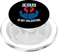 Jesus is My Valentine Funny Valentines Loves Christ Love Day PopSockets PopGrip pour MagSafe