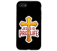 Jesus is Pro Life Christian Pro-Life Supporter Bébés à naître Coque pour iPhone SE (2020) / 7/8