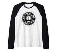 Jesus is The Light in The Darkness Manche Raglan