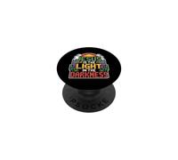 Jesus is The Light in The Darkness PopSockets PopGrip Adhésif