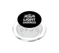 Jesus is The Light in The Darkness PopSockets PopGrip pour MagSafe