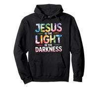 Jesus is The Light in The Darkness Sweat à Capuche