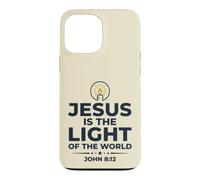 Jesus is The Light of The World Shirt John 8:12 Bible Verse Coque pour iPhone 13 Pro Max