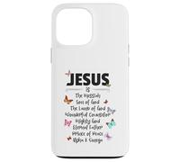 Jesus is The Messiah Mighty God Beautiful Savior Lamb of God Coque pour iPhone 13 Pro Max