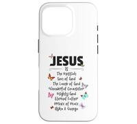 Jesus is The Messiah Mighty God Beautiful Savior Lamb of God Coque pour iPhone 16 Pro