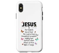 Jesus is The Messiah Mighty God Beautiful Savior Lamb of God Coque pour iPhone X/XS