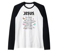 Jesus is The Messiah Mighty God Beautiful Savior Lamb of God Manche Raglan