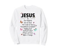Jesus is The Messiah Mighty God Beautiful Savior Lamb of God Sweatshirt