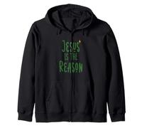 Jésus is The RASON - Mème étoile chrétienne de Noël Sweat à Capuche