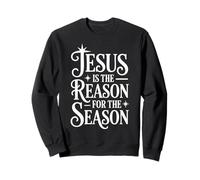 Jesus is The Reason chrétienne Christmas Time Design Sweatshirt
