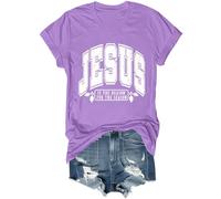 Jesus is The Reason for The Season Chemise rétro chrétienne de Noël Jésus est la raison Chemise unisexe, violet, XXL