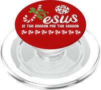 Jesus is The Reason for The Season Christian Theme Christmas PopSockets PopGrip pour MagSafe