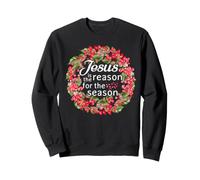 Jésus is The Reason for The Season Christian Winter Sweatshirt